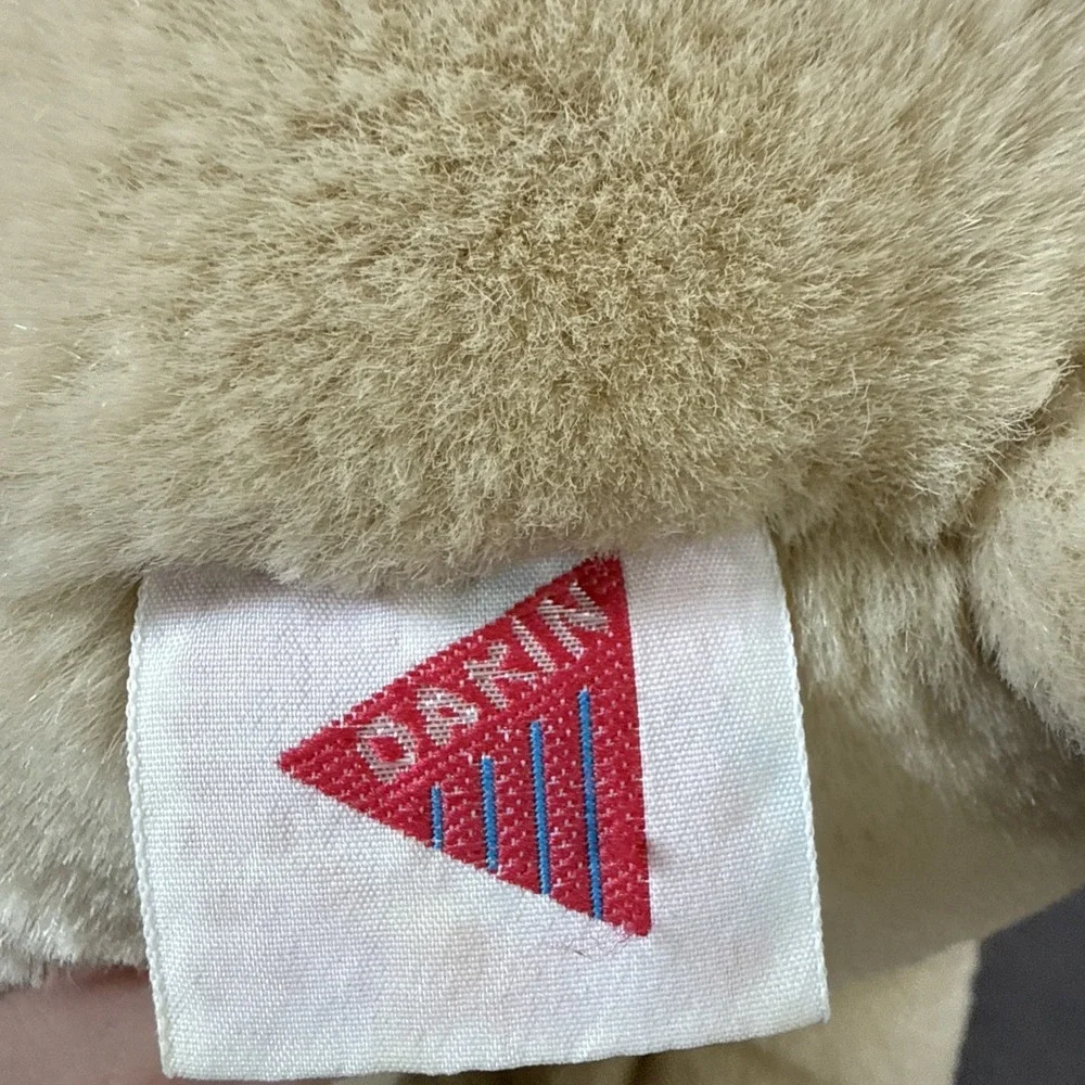 Dakin Cuddles Bear Plush Stuffed Animal 14 Inch Beige 31-6510 Vintage 1979‎